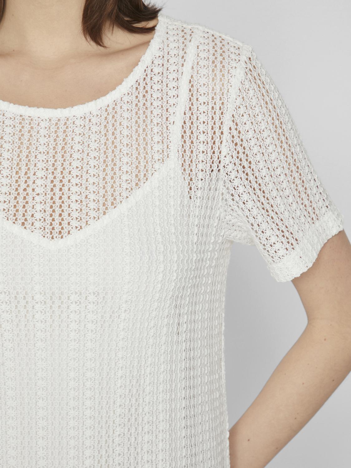 VIGARDEA Dress - Egret